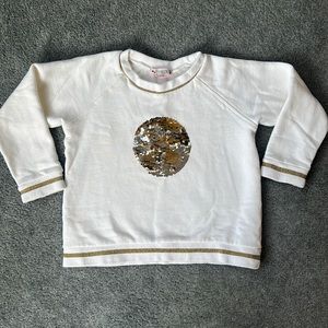 Bonpoint Girls’ Sequin Embellished Long-sleeved Sweatshirt